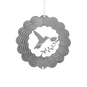 Humming-bird Wind Spinner