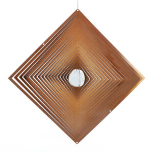Square Wind Spinner Crystal Prism Sun Catcher