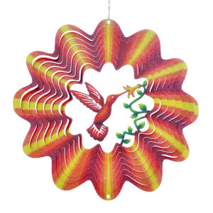Humming-bird Wind Spinner Multicolor