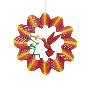 Humming-bird Wind Spinner Multicolor