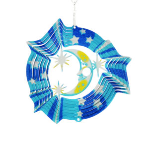 Moon Wind Spinner Multicolor