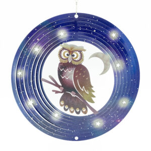 Owl Wind Spinner Multicolor