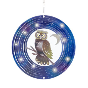 Owl Wind Spinner Multicolor