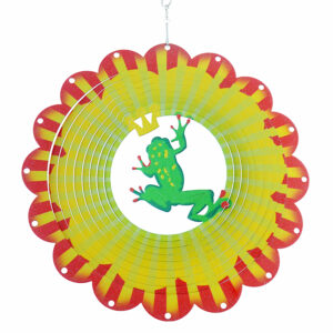Frog Wind Spinner Multicolor