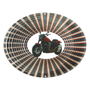 Motorbike Wind Spinner Multicolor
