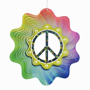 Peace Wind Spinner Multicolor