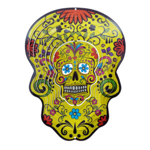 Skull Wind Spinner Multicolor