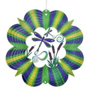 Dragonflies 3D Wind Spinner Multicolor