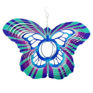 Butterfly Wind Spinner Multicolor Crystal Prism Sun Catcher