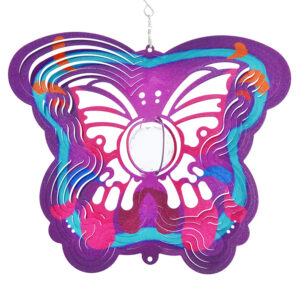 Butterfly Wind Spinner Multicolor Crystal Prism Sun Catcher