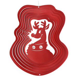 Rudolph Reindeer Wind Spinner