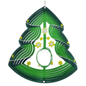 Christmas Tree Wind Spinner Multicolor Crystal Prism Sun Catcher